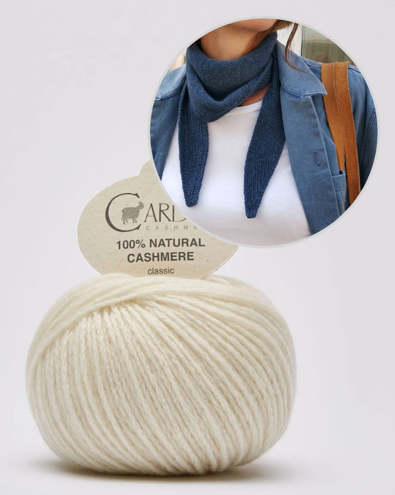 Paula-m Jackie Bandana mit Classic Cashmere von Cardiff 14