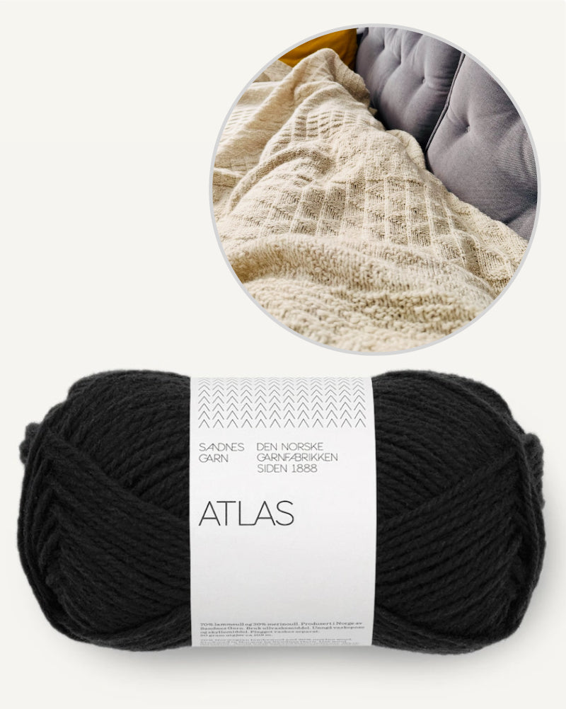 Rabea von gute-garne Jahresdecke mit Atlas von Sandnes Garn 30