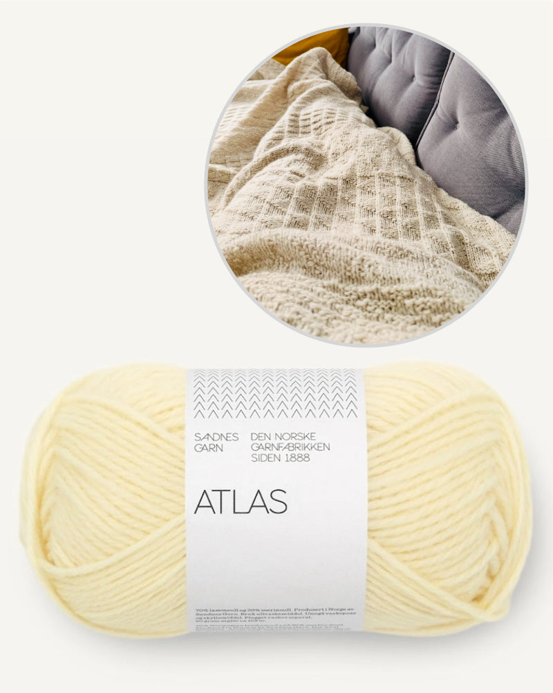 Rabea von gute-garne Jahresdecke mit Atlas von Sandnes Garn 31