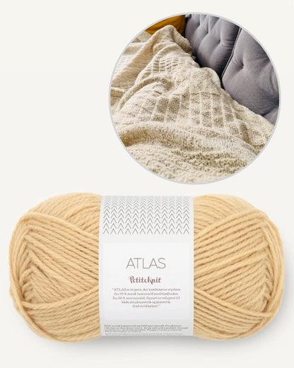 Rabea von gute-garne Jahresdecke mit Atlas von Sandnes Garn 34