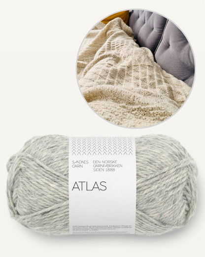 Rabea von gute-garne Jahresdecke mit Atlas von Sandnes Garn 28