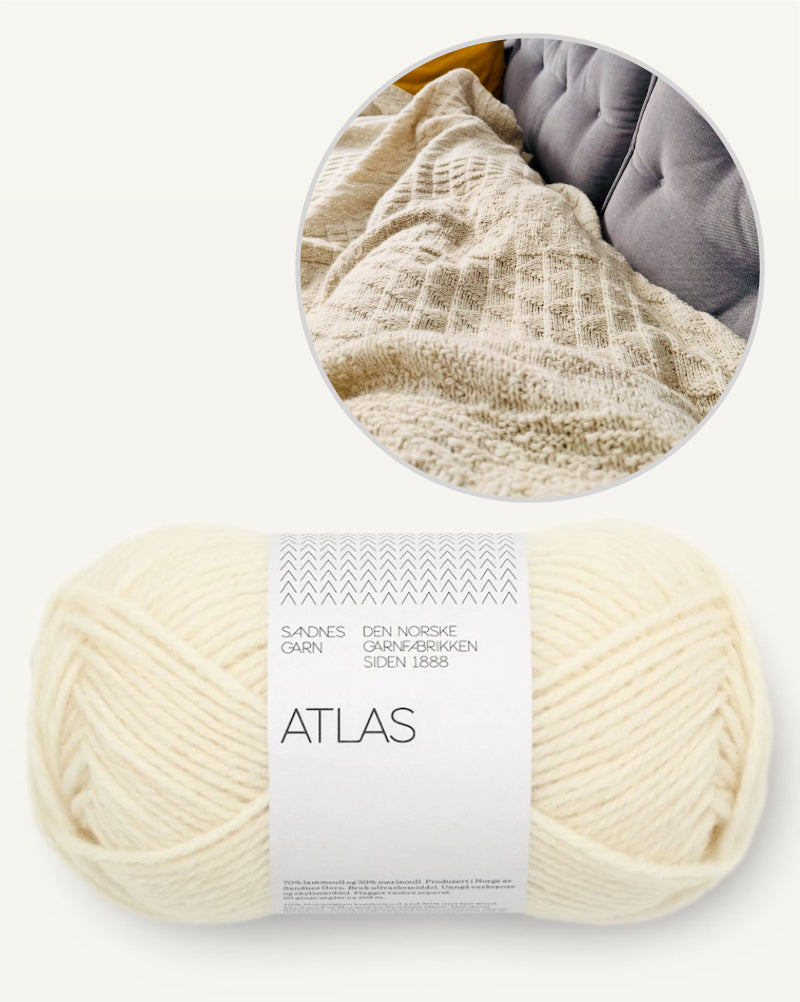 Rabea von gute-garne Jahresdecke mit Atlas von Sandnes Garn 27