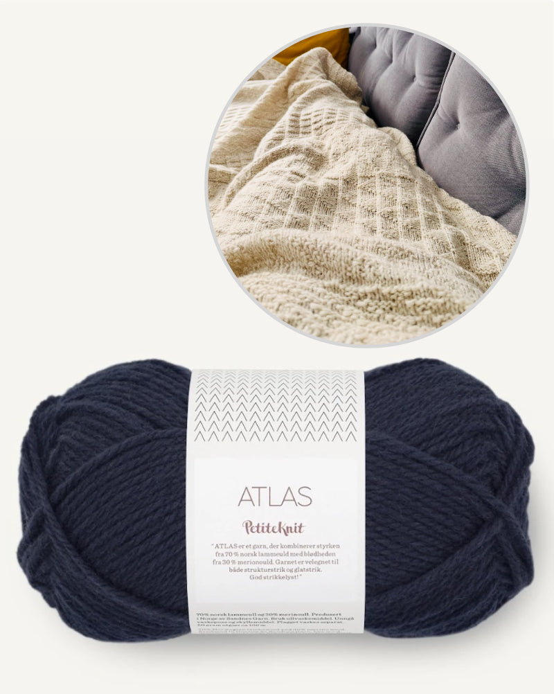 Rabea von gute-garne Jahresdecke mit Atlas von Sandnes Garn 36