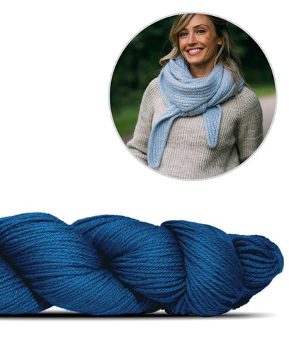 Jaunty Shawl | schlicht und wunderschön aus Cheeky Merino Joy von Rosy Green Wool