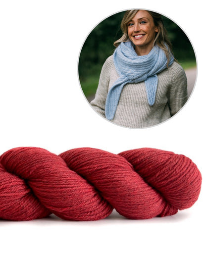 Jaunty Shawl | schlicht und wunderschön aus Cheeky Merino Joy von Rosy Green Wool