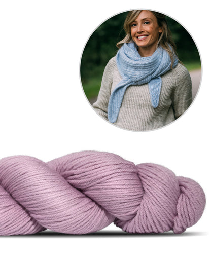 Jaunty Shawl | schlicht und wunderschön aus Cheeky Merino Joy von Rosy Green Wool