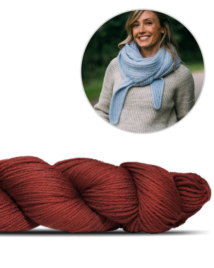 Jaunty Shawl | schlicht und wunderschön aus Cheeky Merino Joy von Rosy Green Wool