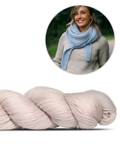 Jaunty Shawl | schlicht und wunderschön aus Cheeky Merino Joy von Rosy Green Wool