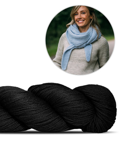 Jaunty Shawl | schlicht und wunderschön aus Cheeky Merino Joy von Rosy Green Wool