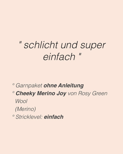 Jaunty Shawl | schlicht und wunderschön aus Cheeky Merino Joy von Rosy Green Wool