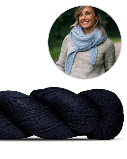 Jaunty Shawl | schlicht und wunderschön aus Cheeky Merino Joy von Rosy Green Wool