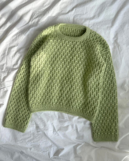 Jenny Blouse | fluffiges Smockmuster aus Sunday und Primo Tynn Silk Mohair von Sandnes Garn