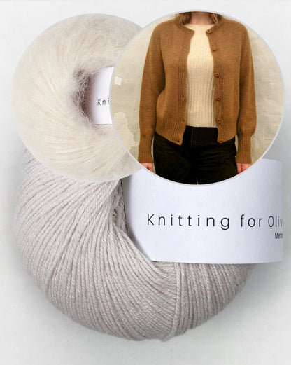 Johanne Cardigan | elegant und Basic aus Merino und Soft Silk Mohair