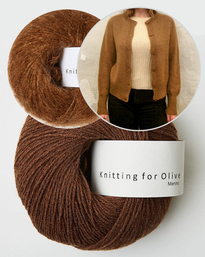Johanne Cardigan | elegant und Basic aus Merino und Soft Silk Mohair