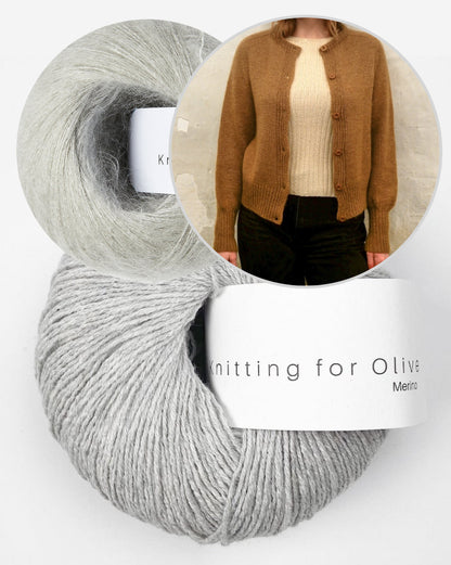 Johanne Cardigan | elegant und Basic aus Merino und Soft Silk Mohair
