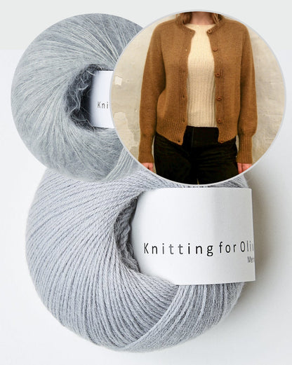 Johanne Cardigan | elegant und Basic aus Merino und Soft Silk Mohair