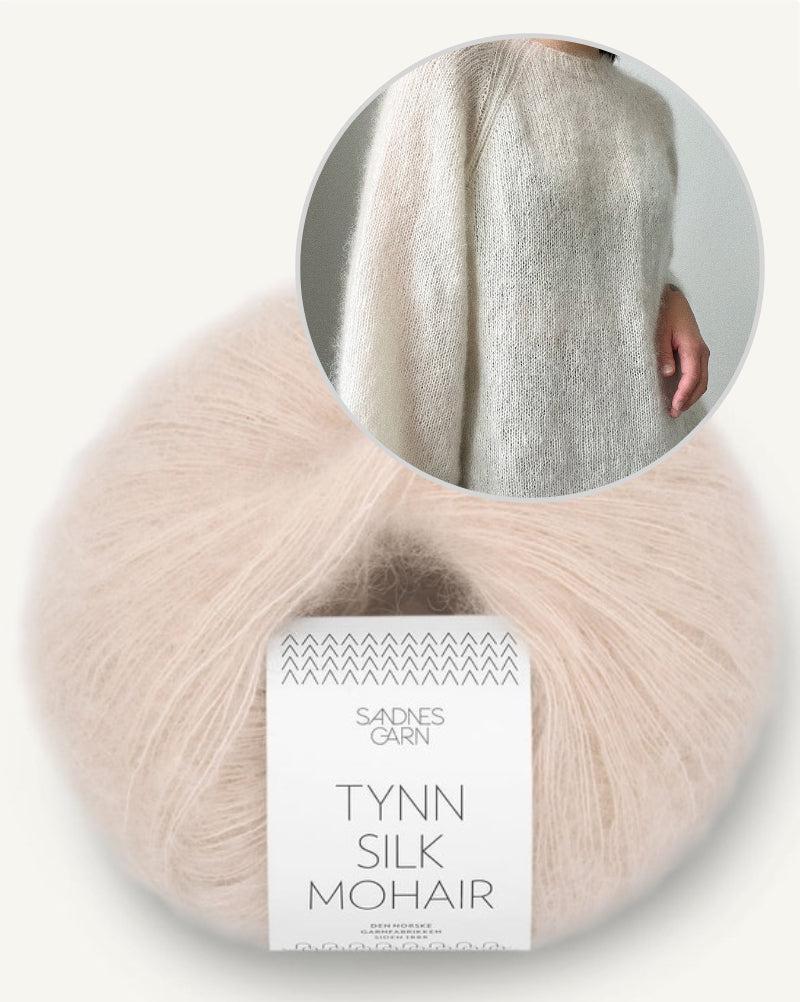 Joo Sweater light von Novemberknits mit Tynn Silk Mohair von Sandnes Garn 9