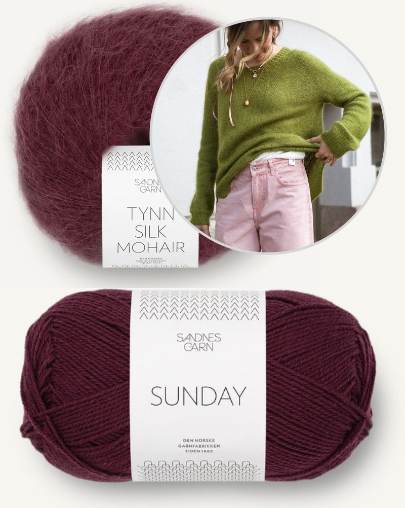 Kutovakika Juice Sweater mit Sunday und Tynn Silk Mohair von Sandnes Garn 15