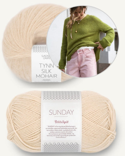 Kutovakika Juice Sweater mit Sunday und Tynn Silk Mohair von Sandnes Garn 10