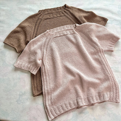 Mellow Mood Top | Basic Shirt, luftig weich aus Line von Sandnes Garn