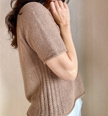 Mellow Mood Top | Basic Shirt, luftig weich aus Line von Sandnes Garn