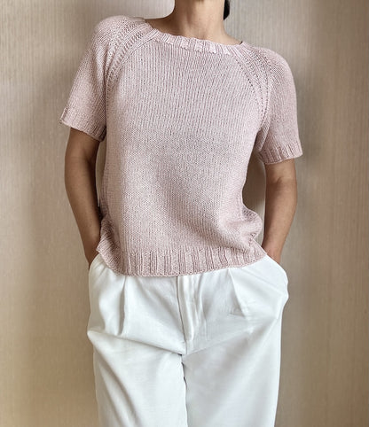 Mellow Mood Top | Basic Shirt, luftig weich aus Line von Sandnes Garn