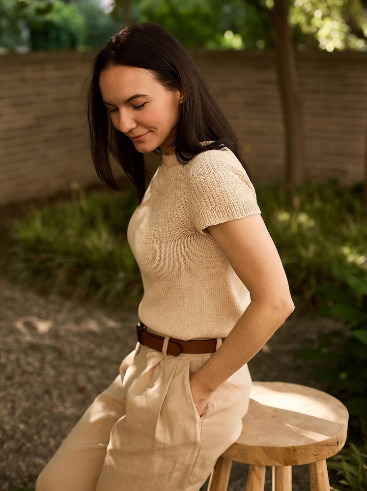 Stardust Tee von Julia Piro mit Line von Sandnes Garn 3