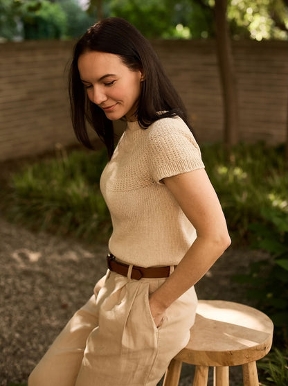 Stardust Tee von Julia Piro mit Line von Sandnes Garn 3
