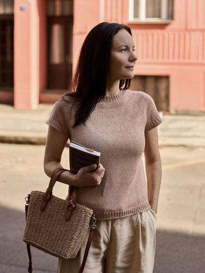 Stardust Tee von Julia Piro mit Line von Sandnes Garn 5
