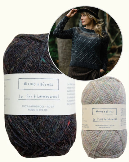 Pull Junction | pull norvégien romantique en Le Petit Lambswool de Biches & Bûches
