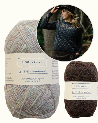 Pull Junction | pull norvégien romantique en Le Petit Lambswool de Biches & Bûches