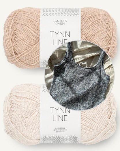 June Top | enkel og smuk i Tynn Line fra Sandnes Garn