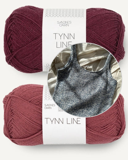 June Top | enkel og smuk i Tynn Line fra Sandnes Garn