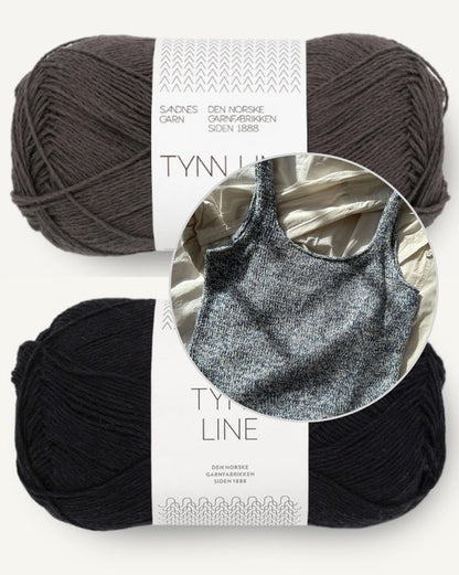 June Top | enkel og smuk i Tynn Line fra Sandnes Garn
