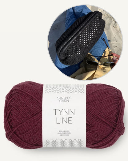 Juno Clutch | feines Lochmuster aus Tynn Line von Sandnes Garn