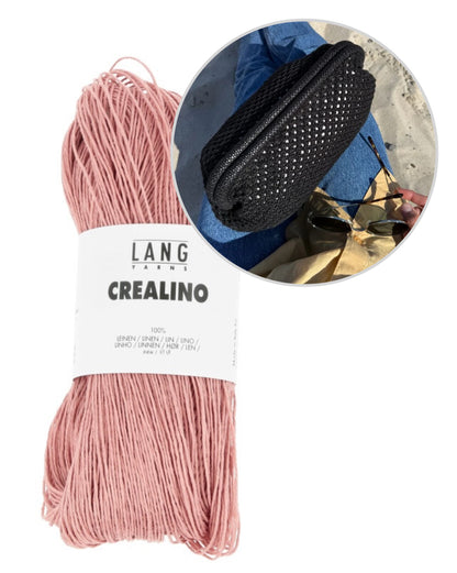 Juno Clutch - Leinen | aus Crealino von Lang Yarns