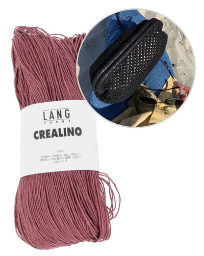 Juno Clutch - Leinen | aus Crealino von Lang Yarns
