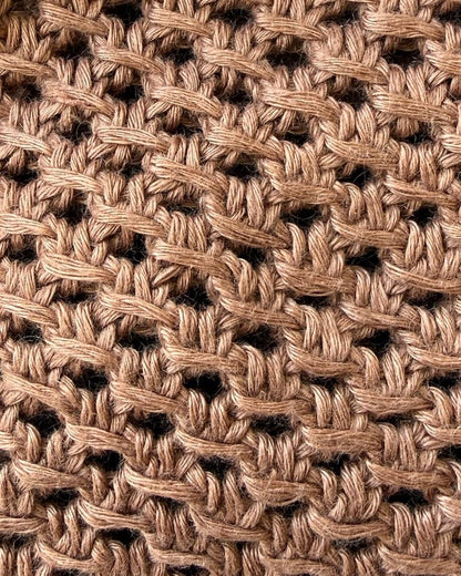 Juno Satchel | feines Lochmuster aus Crealino von Lang Yarns