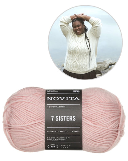 Pull torsadé Juurilla | élégance classique en 7 Brothers de Novita