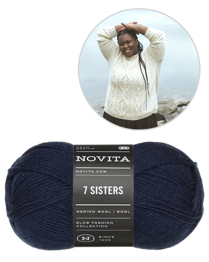 Pull torsadé Juurilla | élégance classique en 7 Brothers de Novita