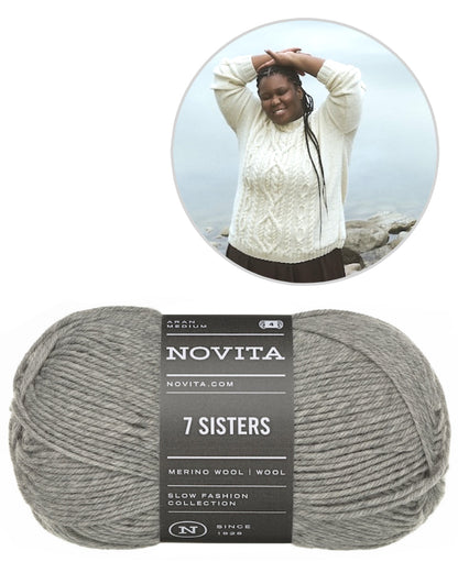 Pull torsadé Juurilla | élégance classique en 7 Brothers de Novita
