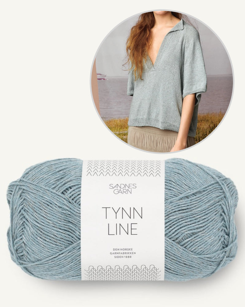 Kamille Tee | lässig oversize aus Tynn Line von Sandnes Garn