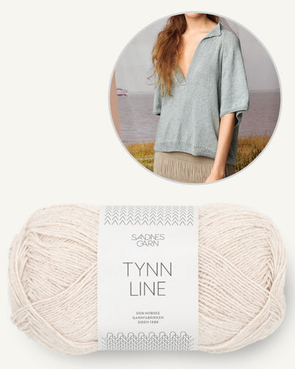 Kamille Tee | lässig oversize aus Tynn Line von Sandnes Garn