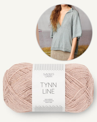 Kamille Tee | lässig oversize aus Tynn Line von Sandnes Garn