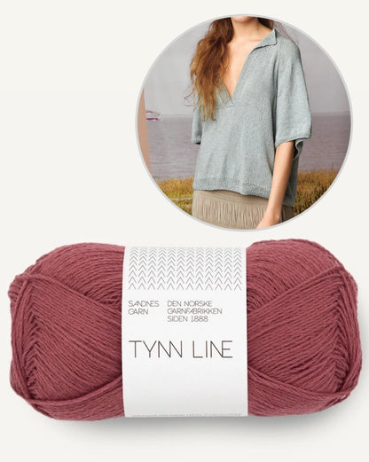 Kamille Tee | lässig oversize aus Tynn Line von Sandnes Garn