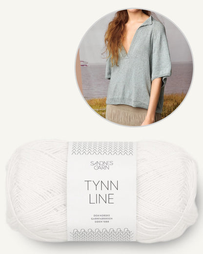 Kamille Tee | lässig oversize aus Tynn Line von Sandnes Garn