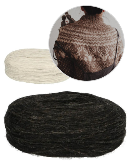 Karibou Sweater | winterliches Muster aus Plötulopi von Lopi Island