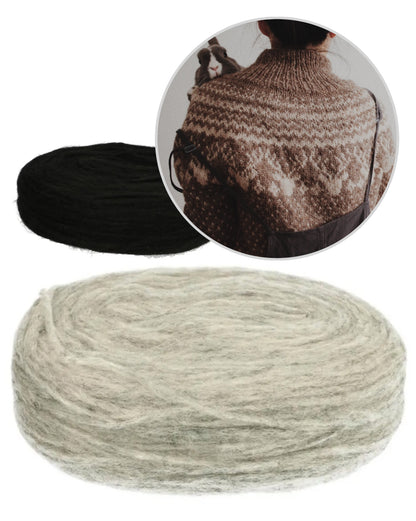 Karibou Sweater | winterliches Muster aus Plötulopi von Lopi Island