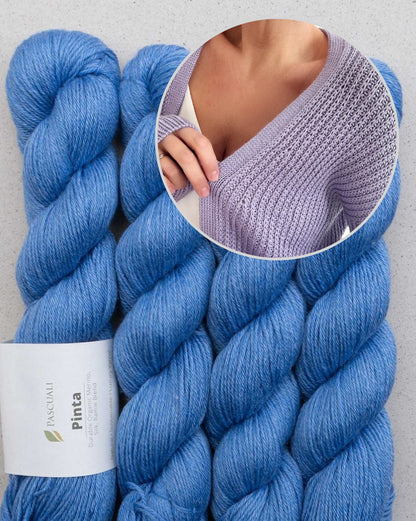 Katie Cardigan | klassisch im Halbpatent aus Pinta von Pascuali
