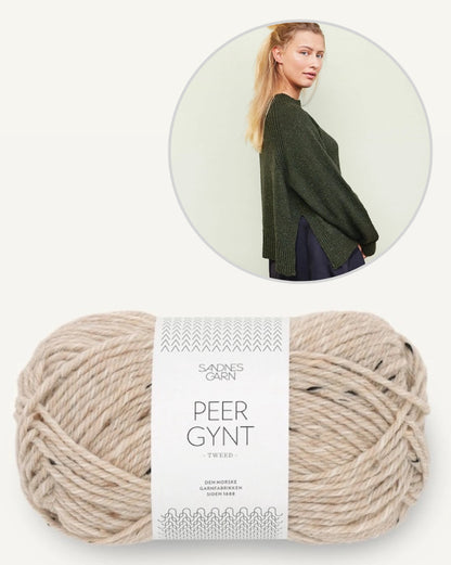 Kelly Pullover | mit Gratisanleitung aus Peer Gynt von Sandnes Garn